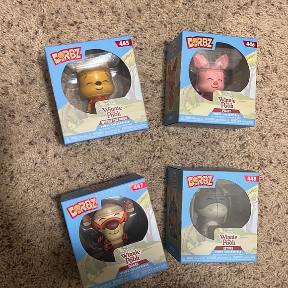 BNWT Complete Disney Winnie the Pooh Dorbz Vinyl Collectible set!! - Picture 1 of 6